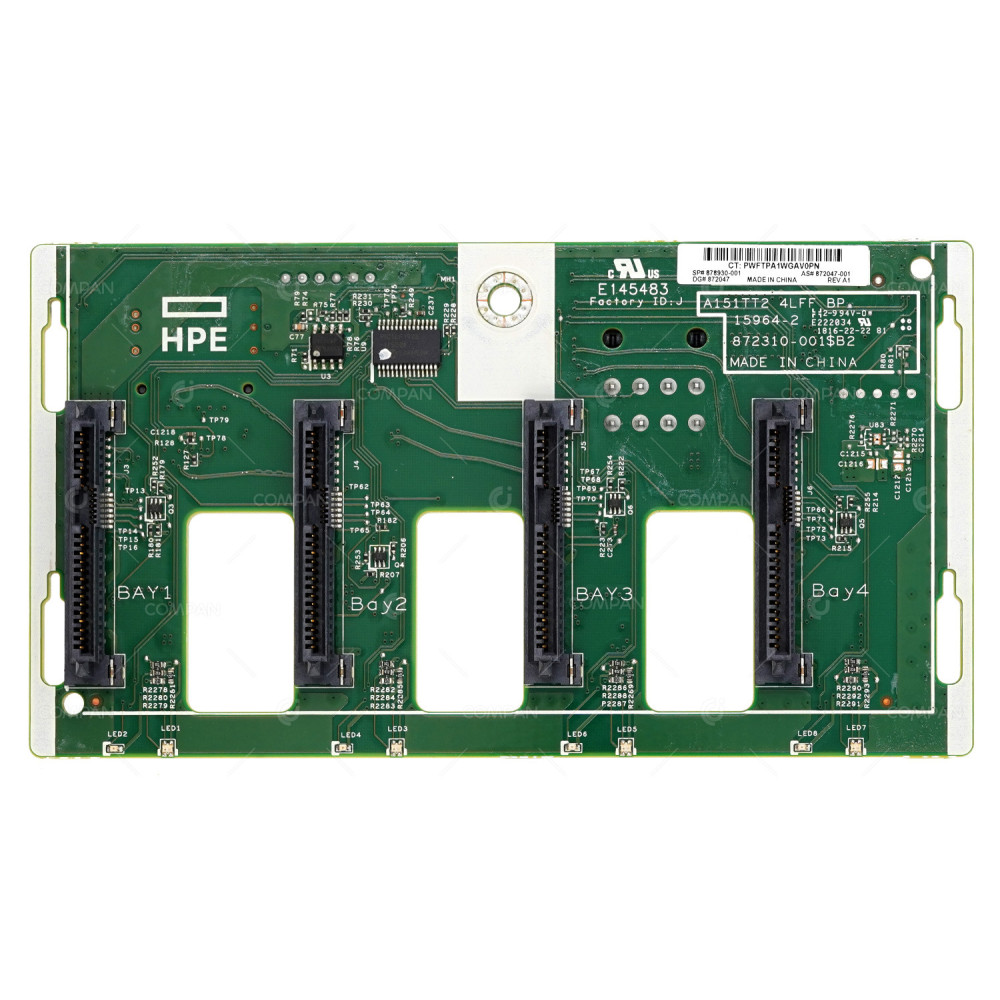 878930-001 HP BACKPLANE 4LFF 3.5 FOR ML350 G10 872047-001, 874566-B21